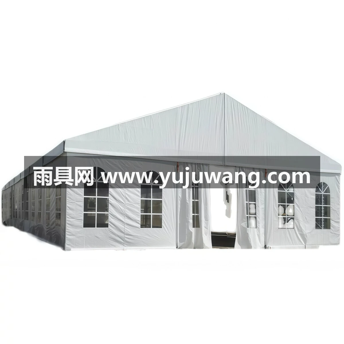 武汉雨具网·德国pvc婚庆婚礼篷房白色仓储展览展会帐篷户外车展活动铝合金蓬·产品图6