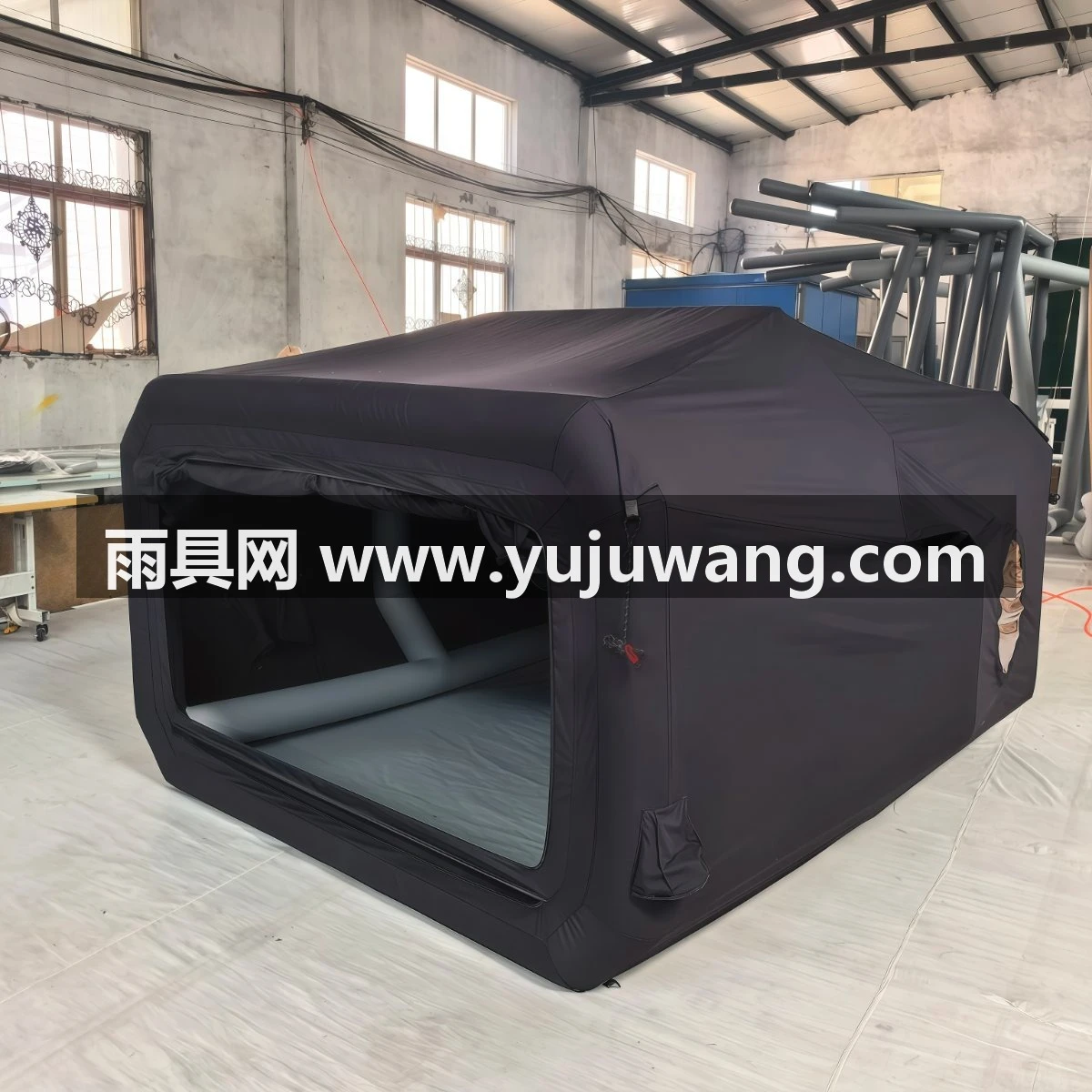武汉雨具网·新式太空舱TC棉布210G透气充气帐篷户外露营帐防雨防寒过夜保暖型·产品图4