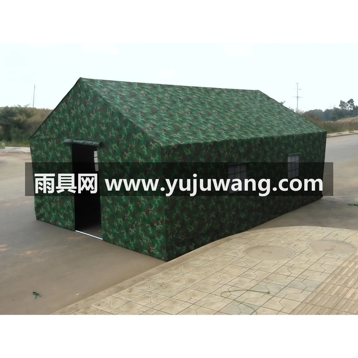 武汉雨具网·牛津布加厚棉帐篷施工帐篷救灾工地工程帐篷户外防雨帐篷布·产品图3