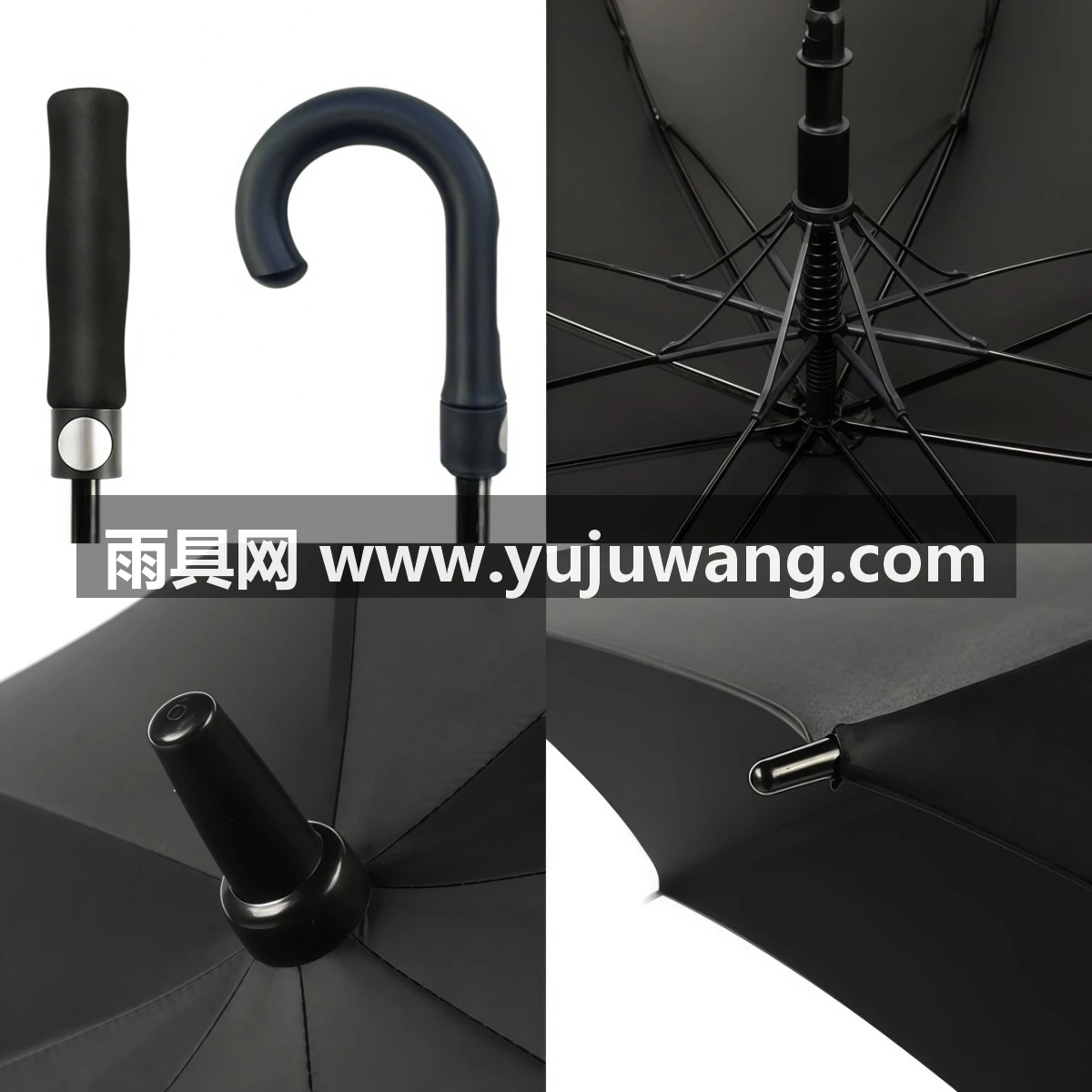 武汉雨具网·27寸直杆伞定制logo长柄高尔夫伞太阳伞批发大号商务礼品广告雨伞·产品图3