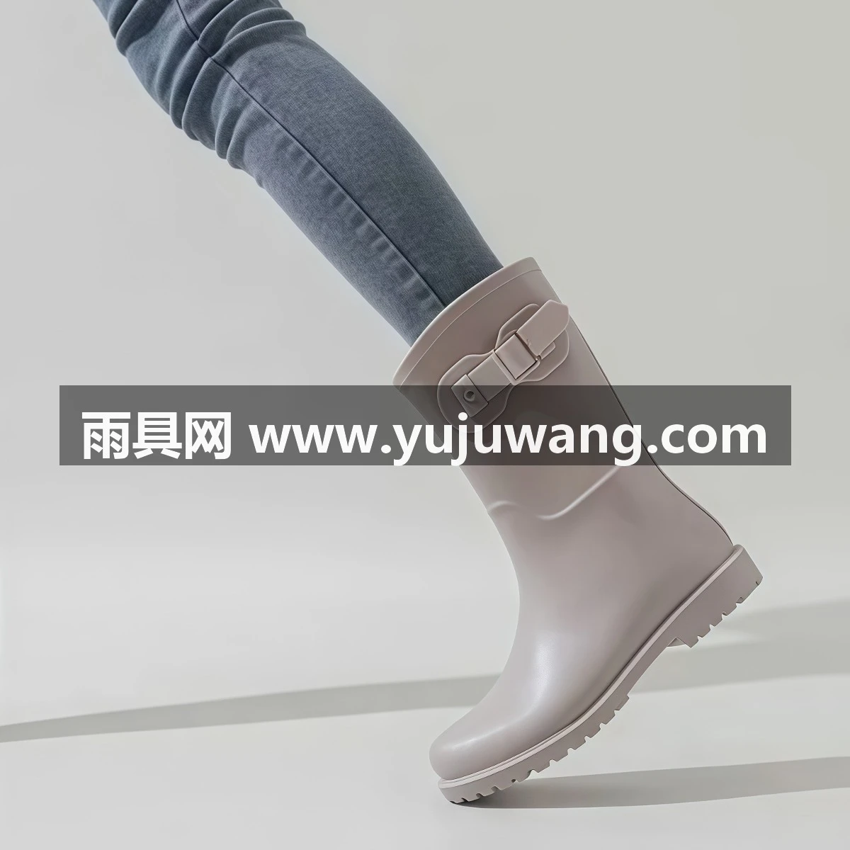 武汉雨具网·新型雨鞋女款新款水鞋防水防滑中筒雨靴成人女士时尚防水鞋·产品图5