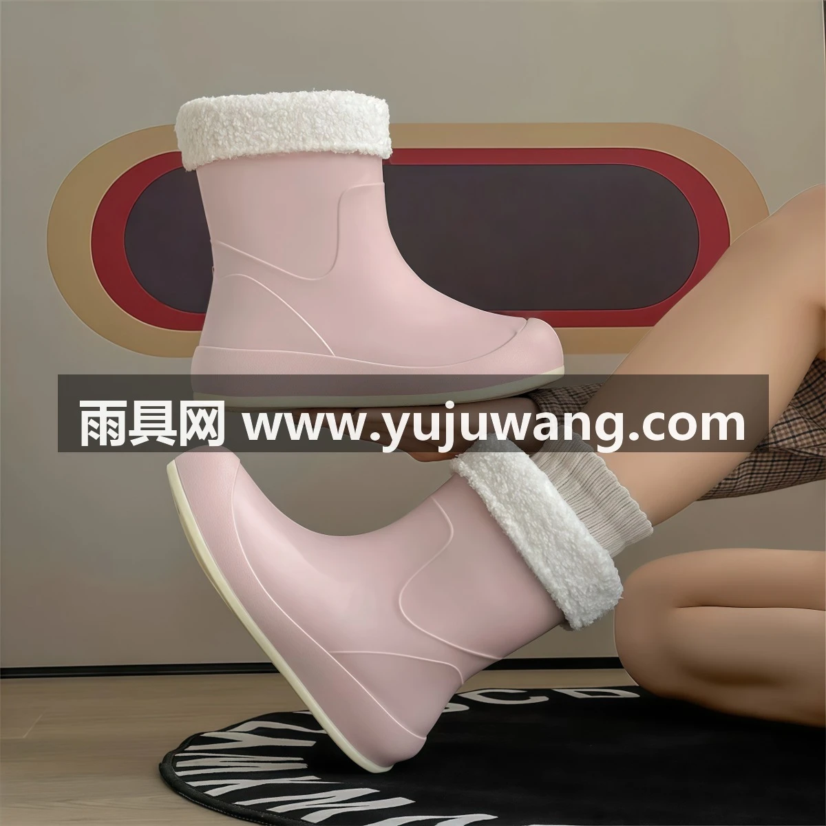 武汉雨具网·水鞋女防水防滑不累脚雨鞋女款成人套鞋女式可爱雨靴胶鞋软·产品图6
