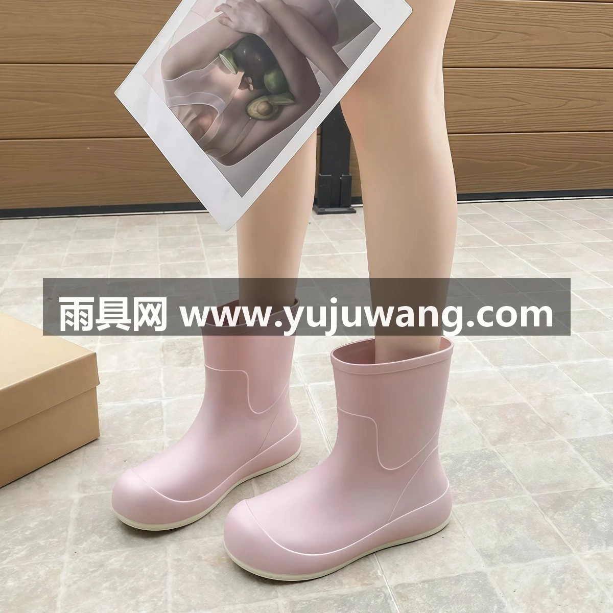 武汉雨具网·水鞋女防水防滑不累脚雨鞋女款成人套鞋女式可爱雨靴胶鞋软·产品图5