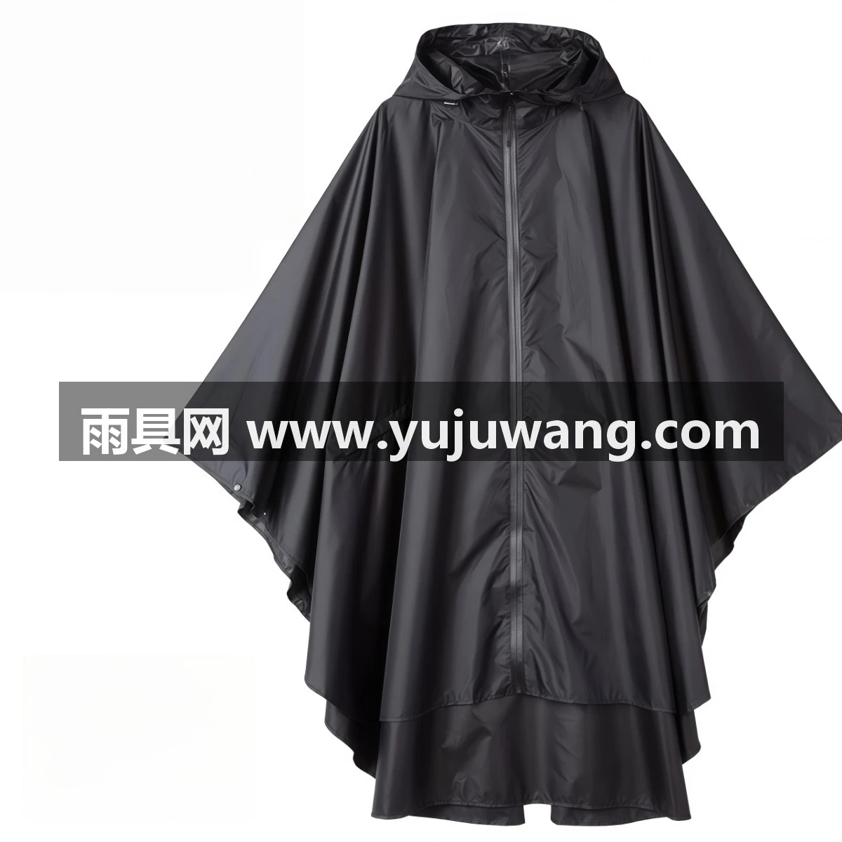 武汉雨具网·成人雨衣时尚日韩宽松大码男女同款旅游户外防水轻薄斗篷雨披外套·产品图3