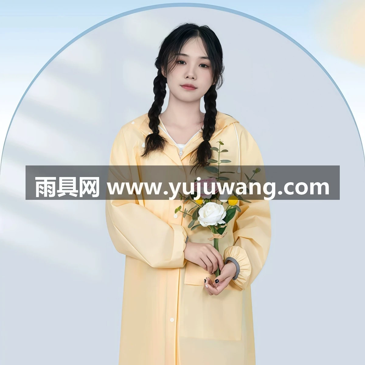 武汉雨具网·雨衣女款一体式长款全身防暴雨成人外穿电动车新雨披学生专用单人·产品图4