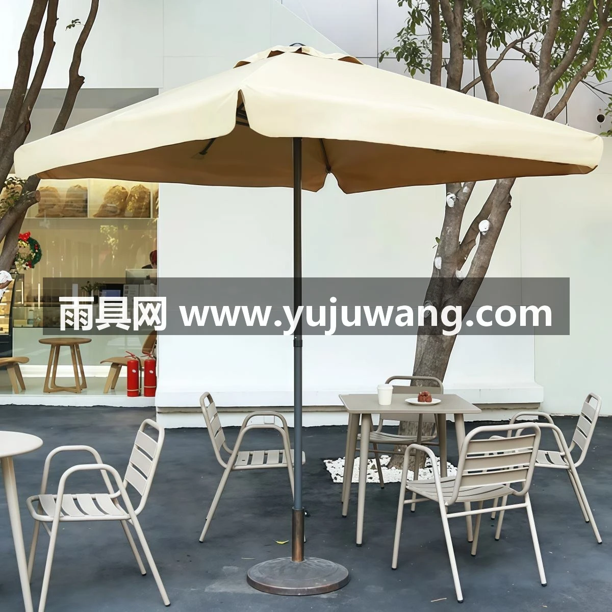 武汉雨具网·户外伞遮阳伞花园庭院伞民宿网红咖啡店太阳伞室外露天阳台中柱伞·产品图2