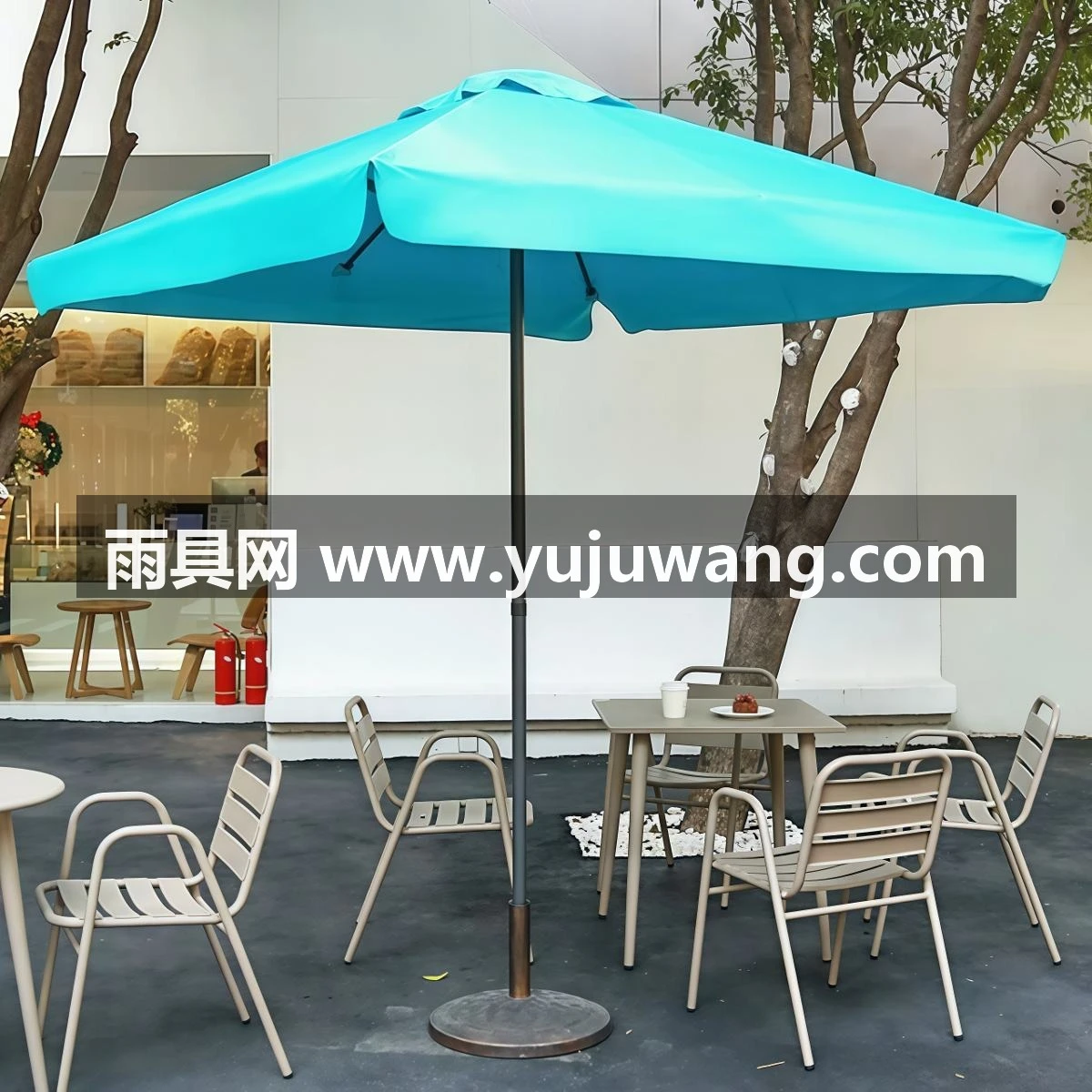 武汉雨具网·户外伞遮阳伞花园庭院伞民宿网红咖啡店太阳伞室外露天阳台中柱伞·产品图3