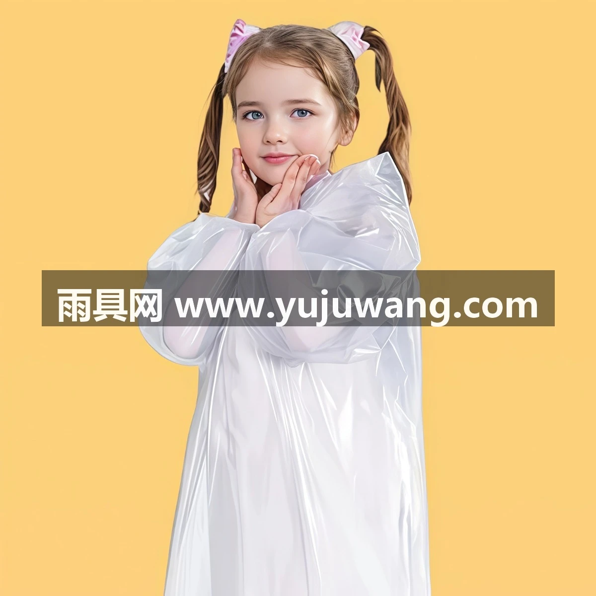 武汉雨具网·儿童卡片加厚长款全身防暴雨一次性雨衣男童女童专用新款便携雨披·产品图5