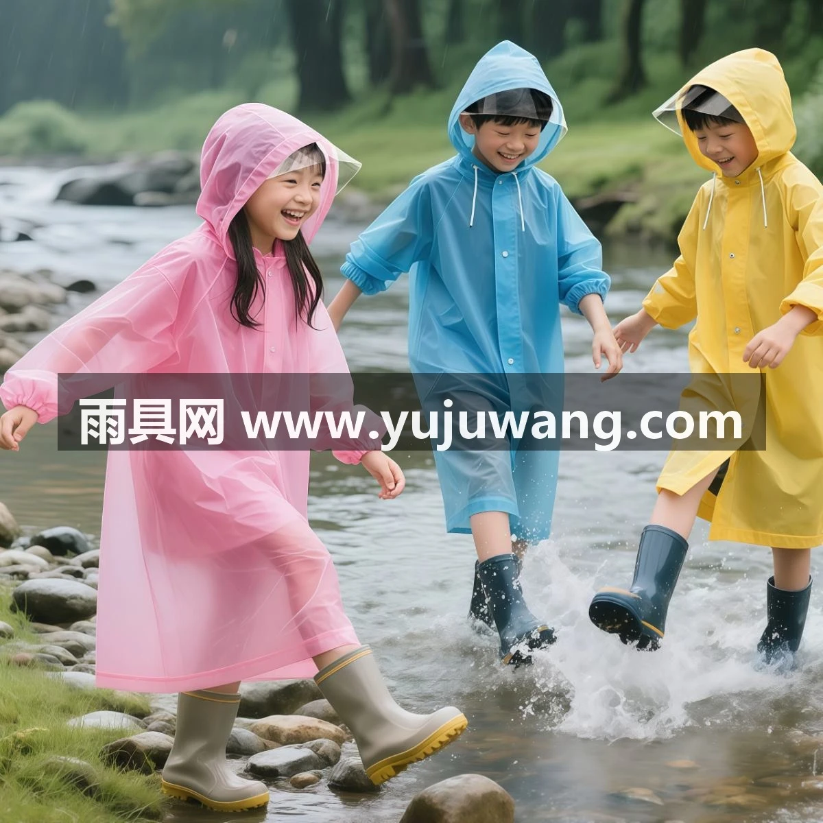 武汉雨具网·儿童雨衣便携一次性加厚长款全身防暴雨户外男女孩雨披上学生专用·产品图6