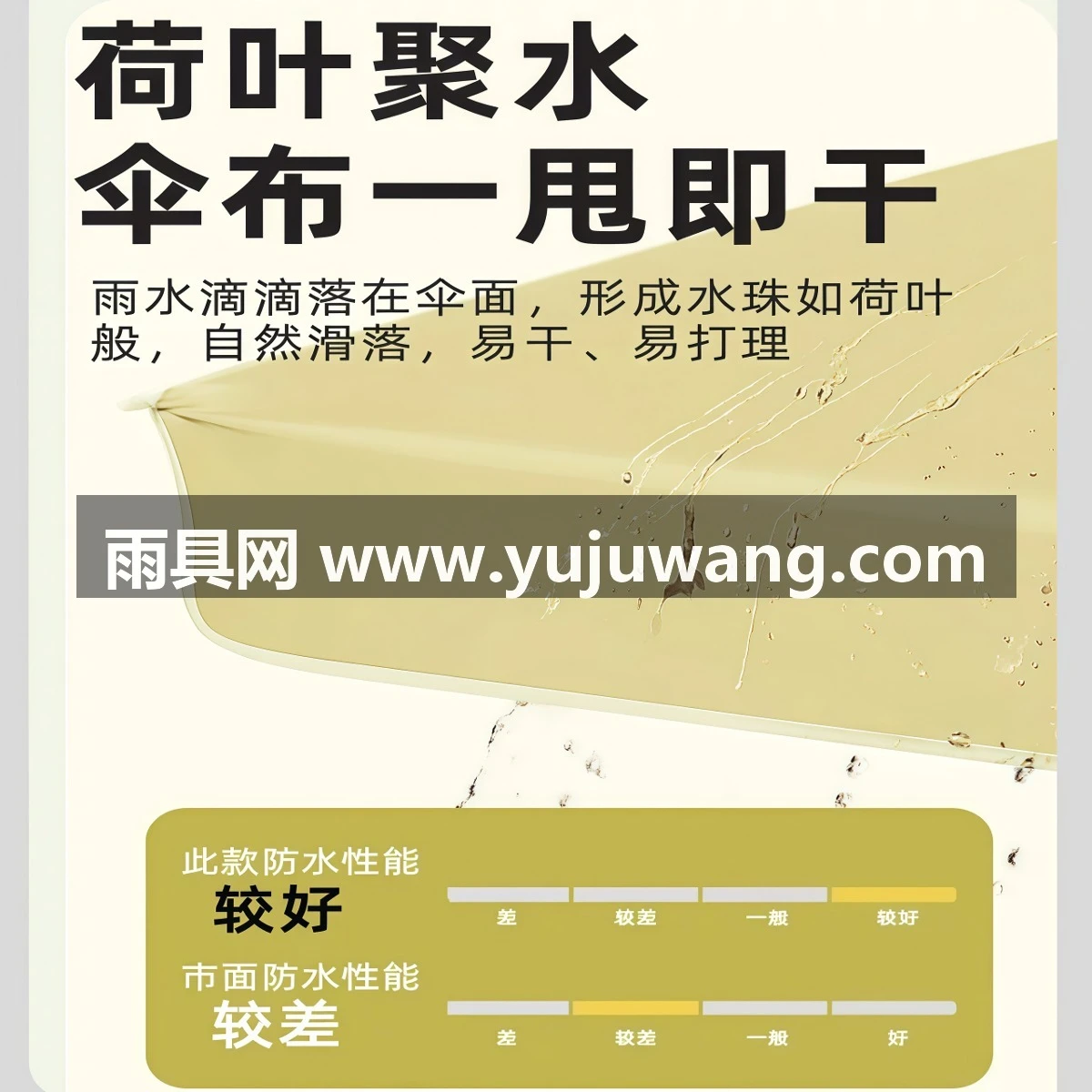 武汉雨具网·黑胶遮阳伞户外庭院伞太阳伞大号摆摊专用雨伞沙滩长柄伞广告定制·产品图3