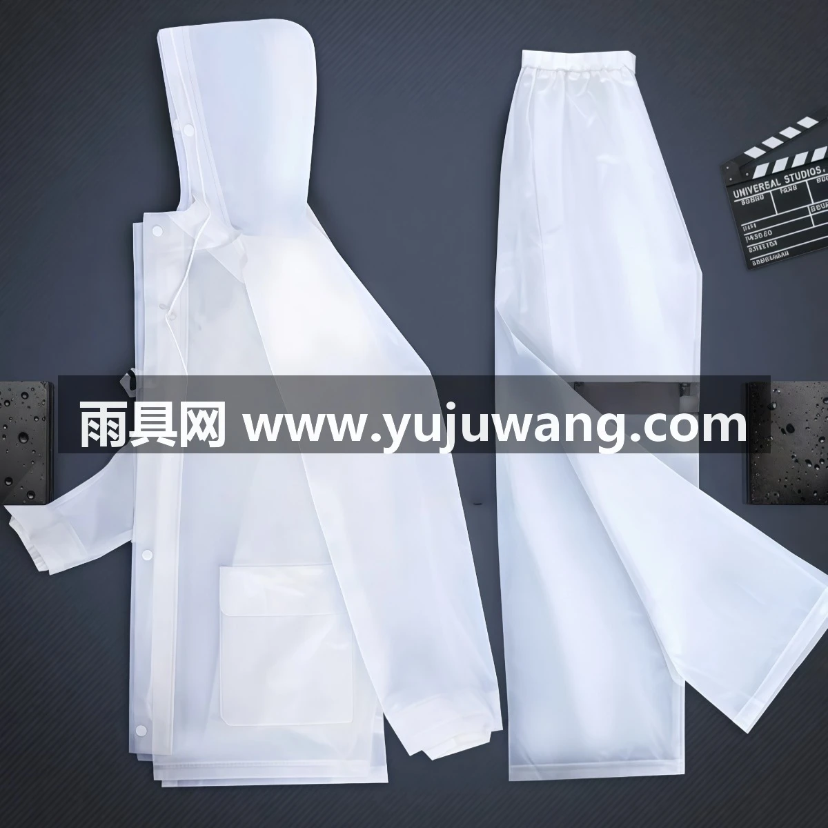 武汉雨具网·雨衣雨裤套装成人分体式外卖男款骑手摩托电动自行车骑行单人雨披·产品图6