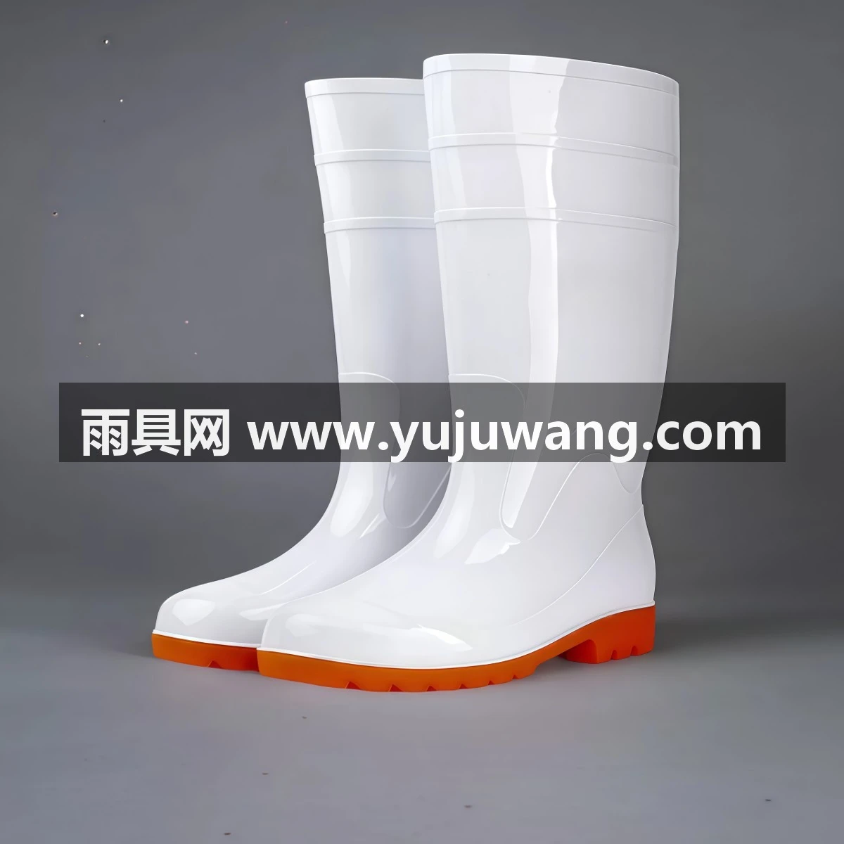武汉雨具网·大码白色雨鞋食品厂工作雨靴防滑食品卫生靴防油加绒加棉保暖水鞋·产品图2
