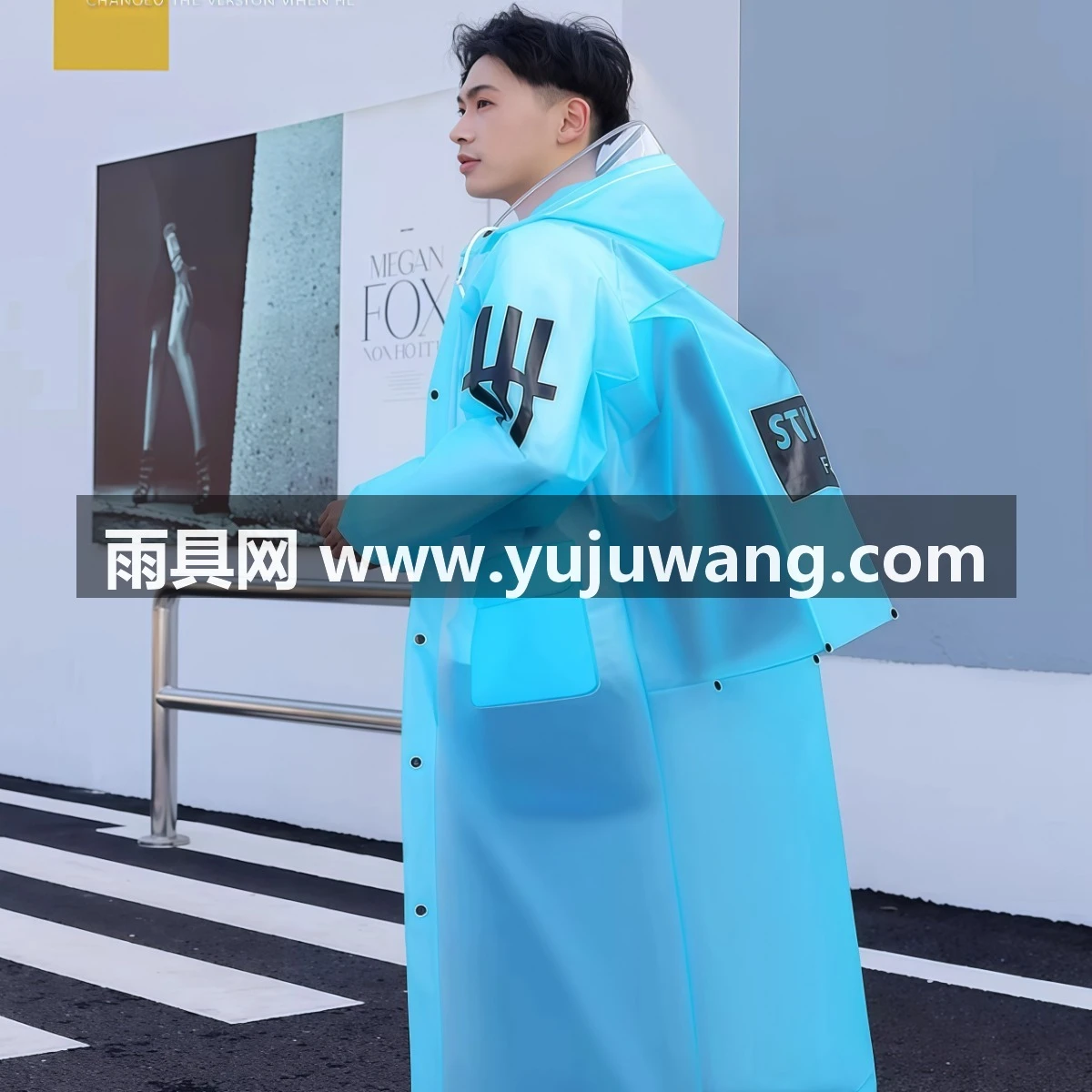 武汉雨具网·雨衣男款长款全身防暴雨连体户外电动摩托车单人女成人演唱会雨披·产品图6