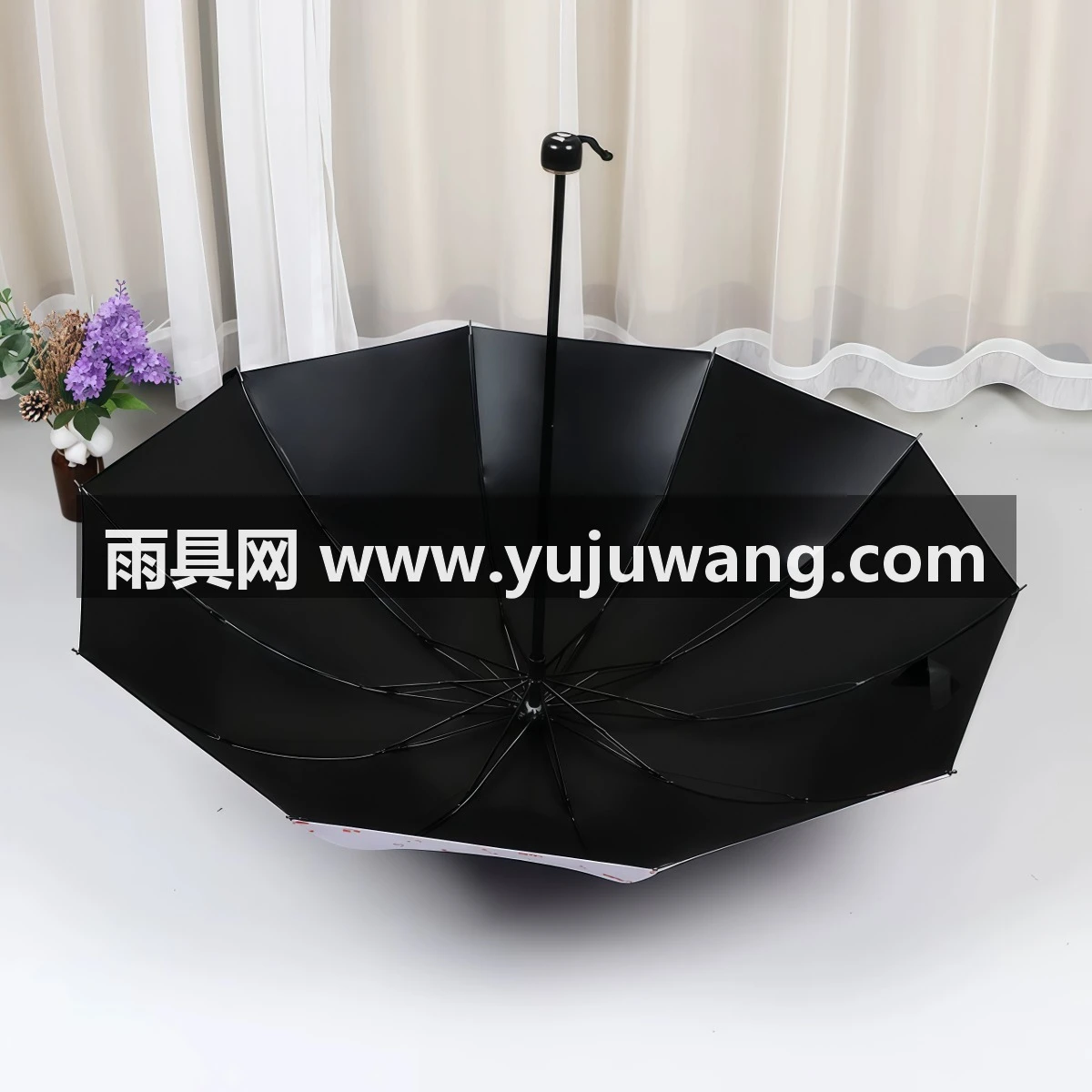 武汉雨具网·双人晴雨两用雨伞折叠加大号加厚加固遮阳防晒防紫外线太阳伞女士·产品图5