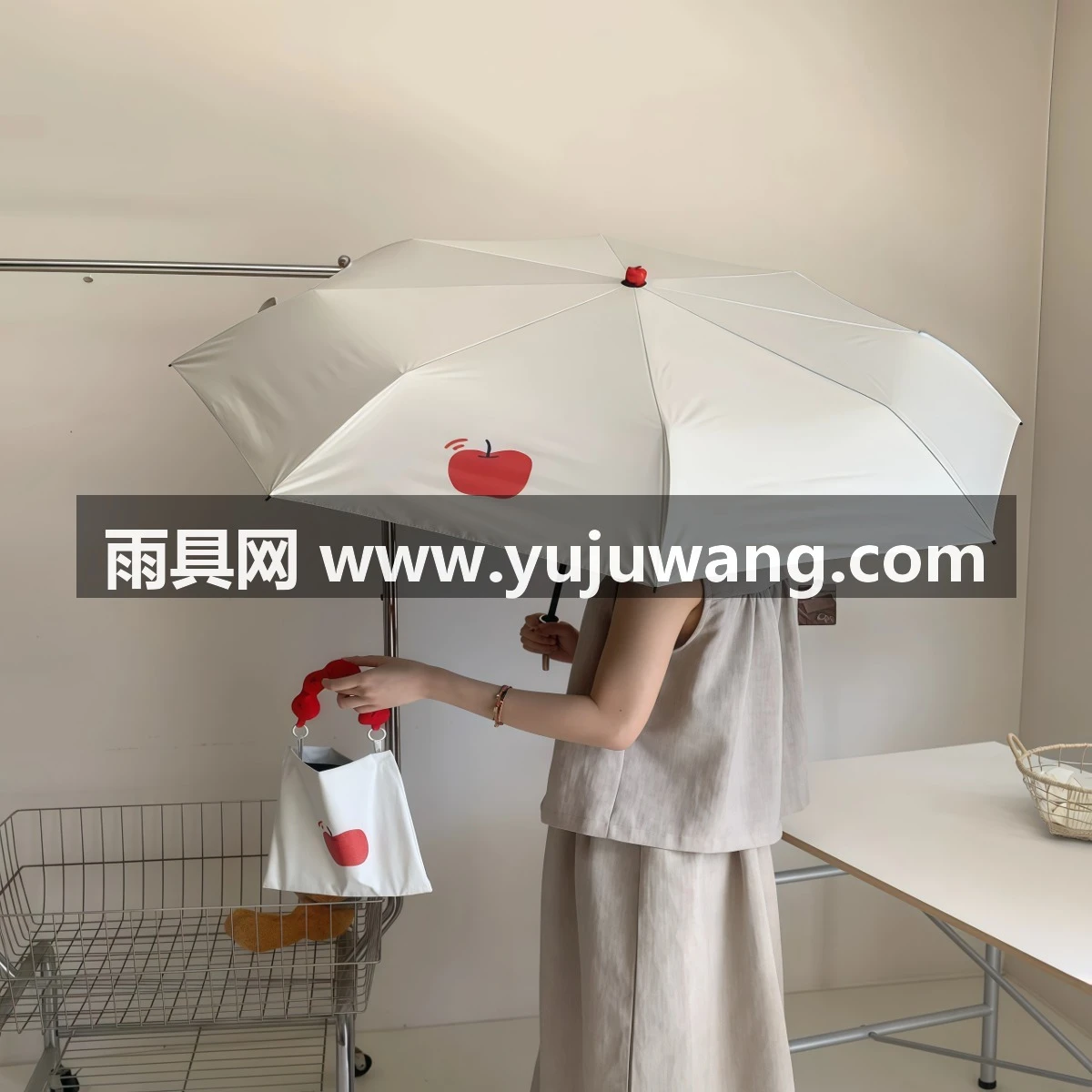 武汉雨具网·自动雨伞女高颜值晴雨两用太阳伞防晒防紫外线黑胶折叠遮阳伞学生·产品图3