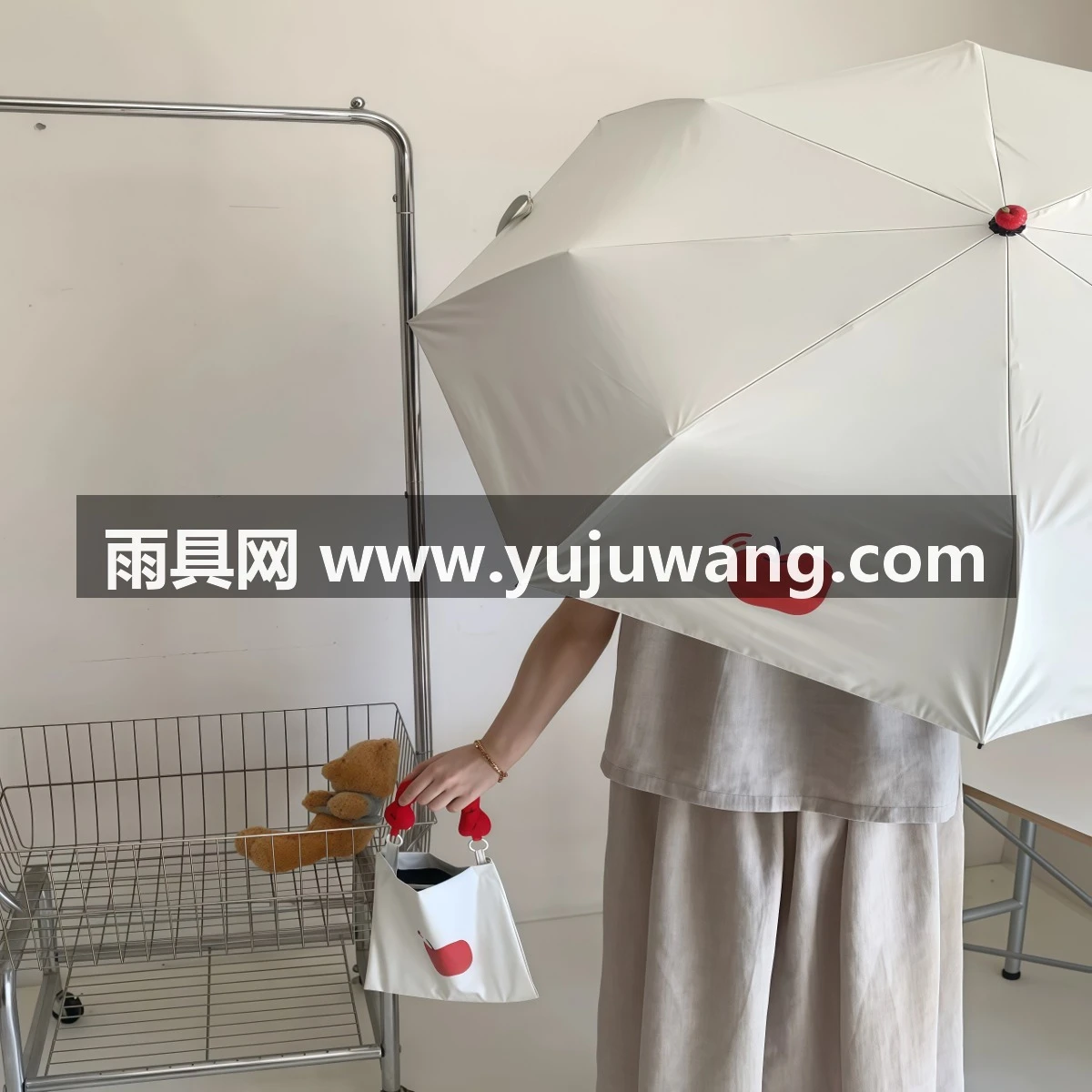武汉雨具网·自动雨伞女高颜值晴雨两用太阳伞防晒防紫外线黑胶折叠遮阳伞学生·产品图4