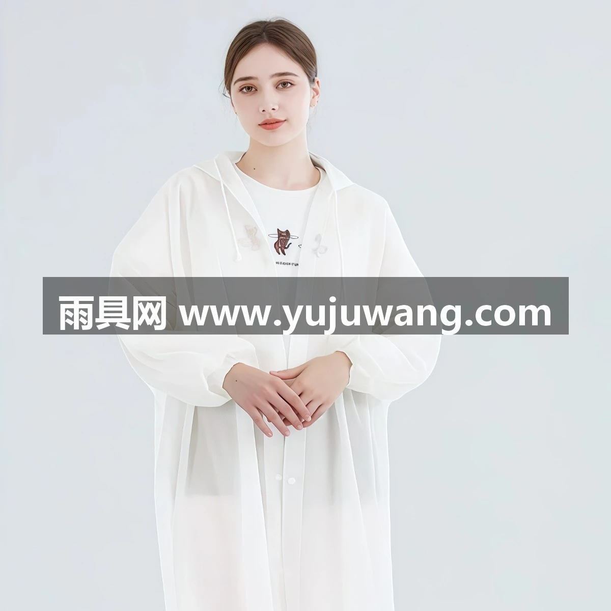 武汉雨具网·男士大码户外便携雨衣加厚长款大号加肥200斤非一次性斗篷式雨披·产品图6