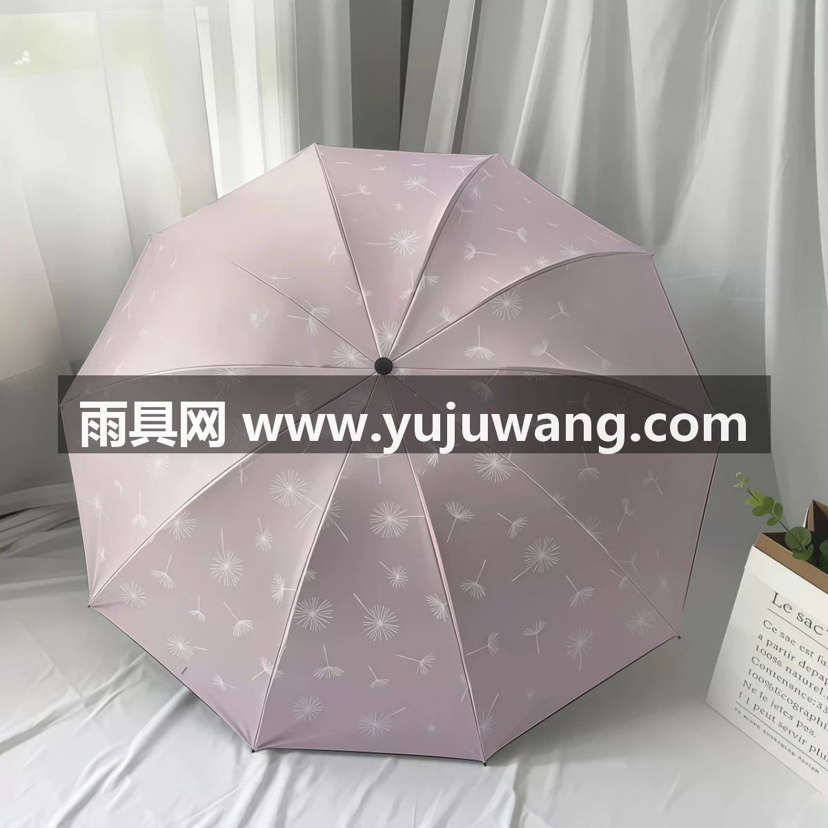 十骨大号双人雨伞小清新太阳伞黑胶防晒遮阳晴雨两用三折伞女手动