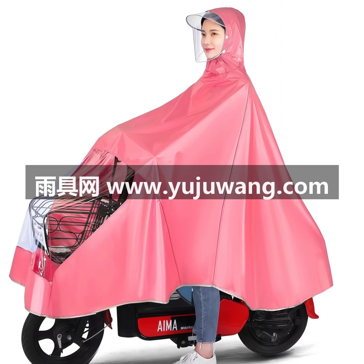 武汉雨具网·电动车雨衣男女款加大加厚摩托电瓶车专用双人长款全身防暴雨雨披·产品图6