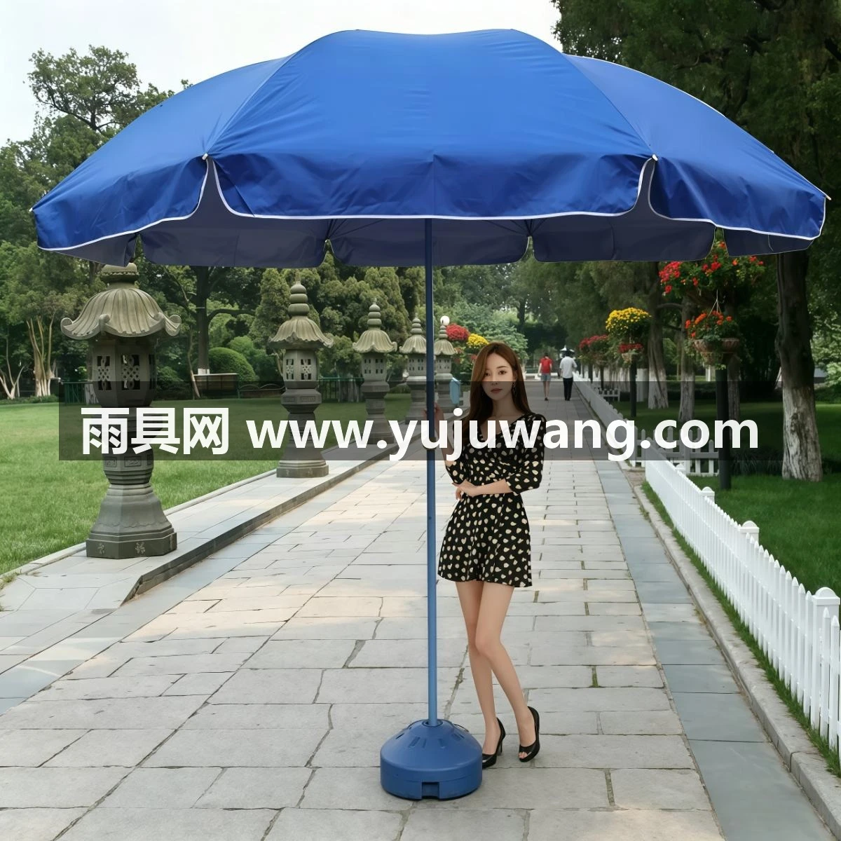 武汉雨具网·大太阳伞摆摊遮阳伞庭院防晒雨伞大伞户外摆摊商用大型定制广告伞·产品图4