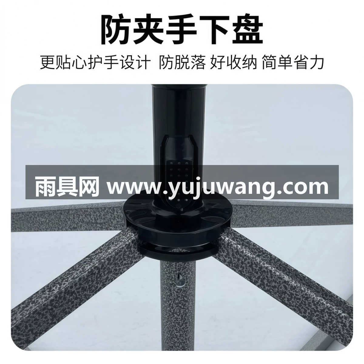 武汉雨具网·太阳伞大型户外摆摊遮阳伞大号雨伞商用庭院伞四方广告定制折叠伞·产品图4