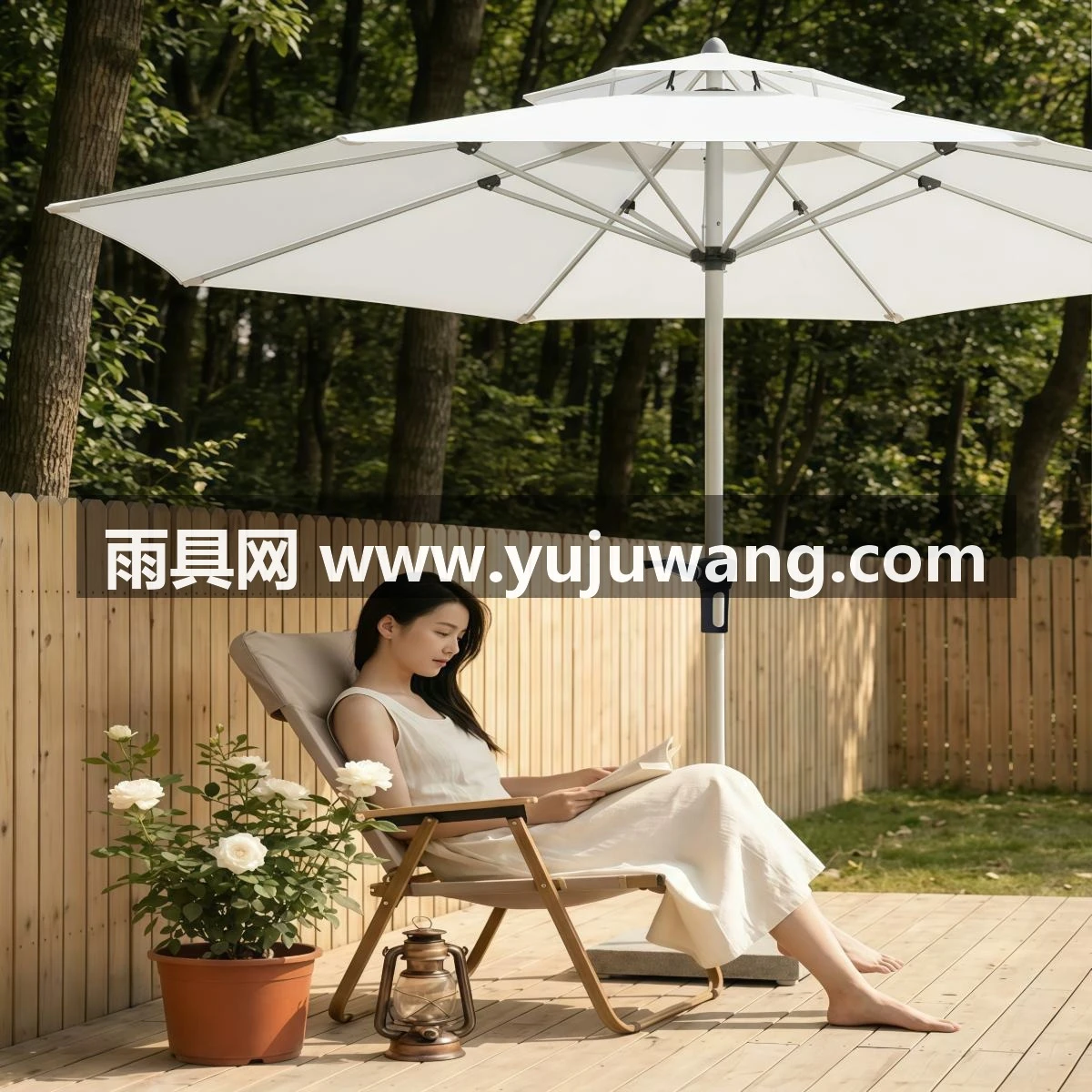 武汉雨具网·户外遮阳伞室外庭院花园半边摆摊太阳伞防晒露营保安亭岗亭罗马伞·产品图2