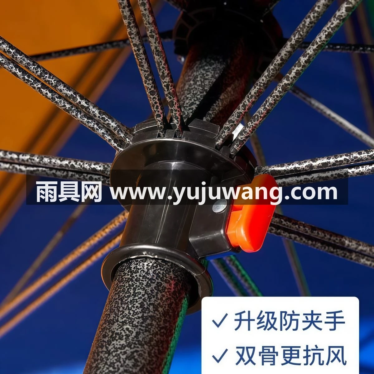 武汉雨具网·太阳伞户外遮阳伞大号摆摊伞大型地摊做生意大伞防晒广告伞庭院伞·产品图4