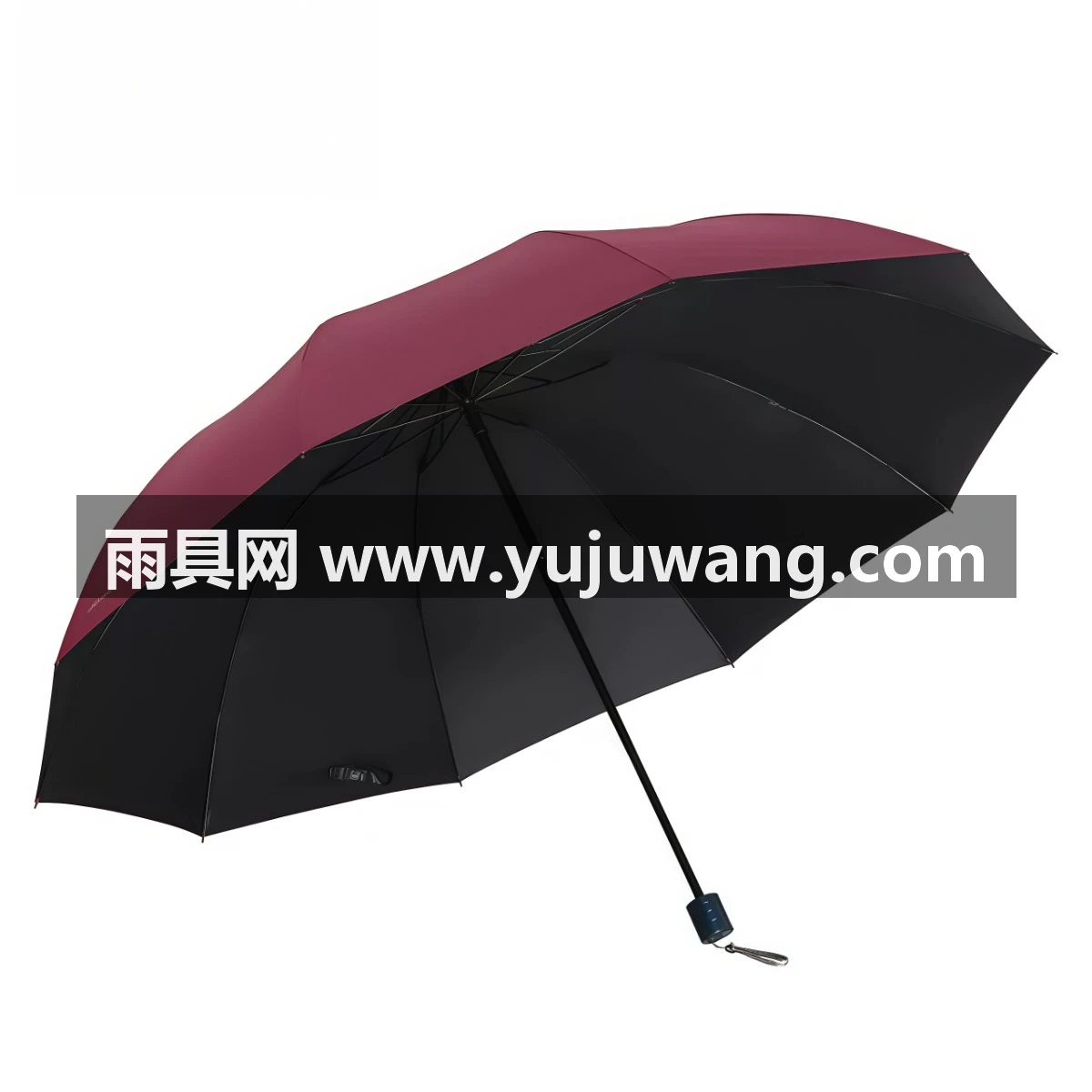 武汉雨具网·新款雨伞超大加大号三折叠双人三人男女晴雨两用遮阳防紫外线伞·产品图3