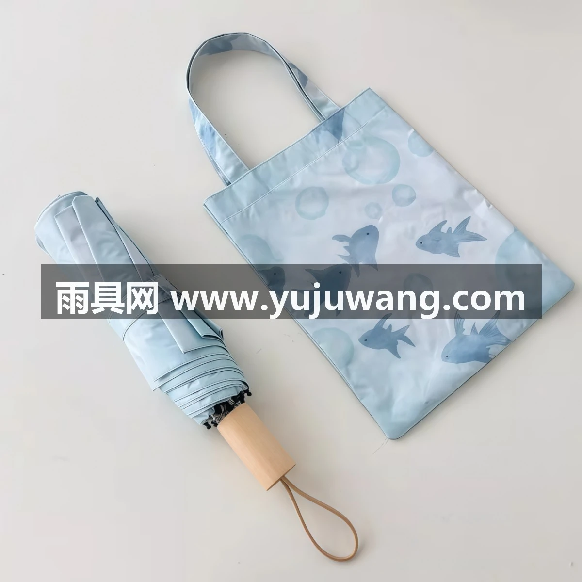武汉雨具网·创新自在小鱼仔太阳伞小巧防晒防紫外线女黑胶晴雨伞两用自动遮阳·产品图5