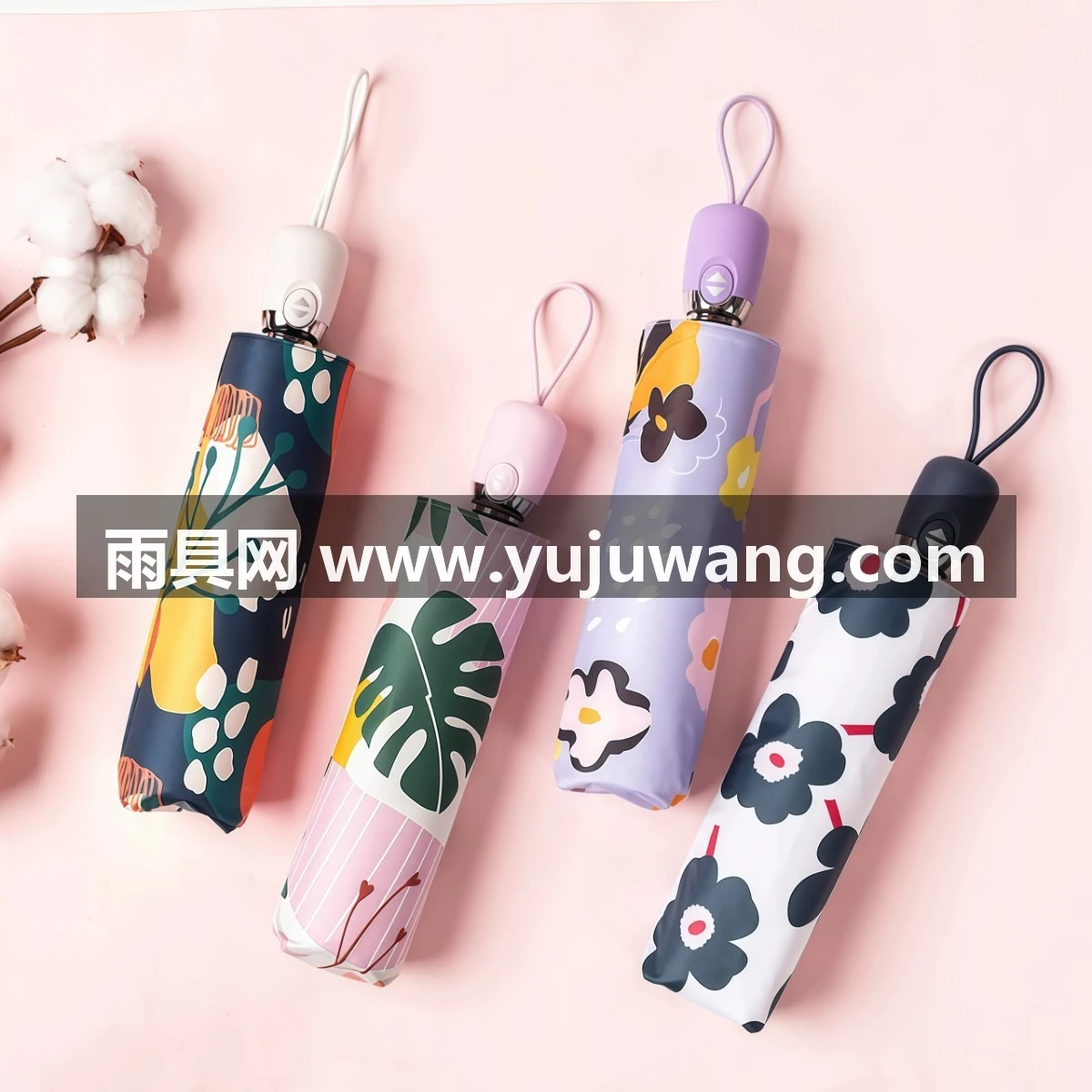武汉雨具网·新款全自动遮阳晴雨伞两用复古小巧便携防晒防紫外线女折叠太阳伞·产品图3