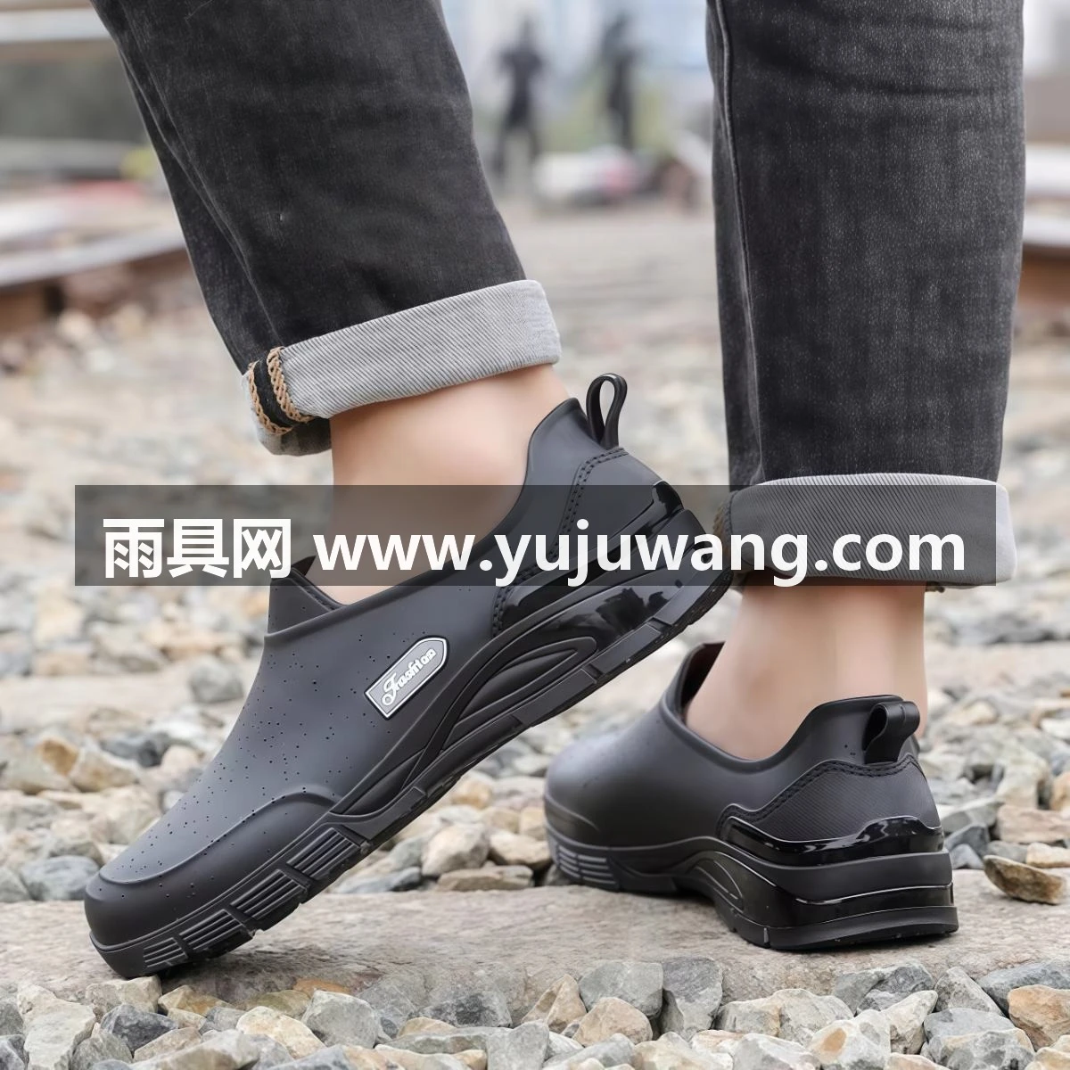 武汉雨具网·低帮水鞋男款防水2026新款外卖成人雨靴防滑工地胶鞋短筒雨鞋男士·产品图4