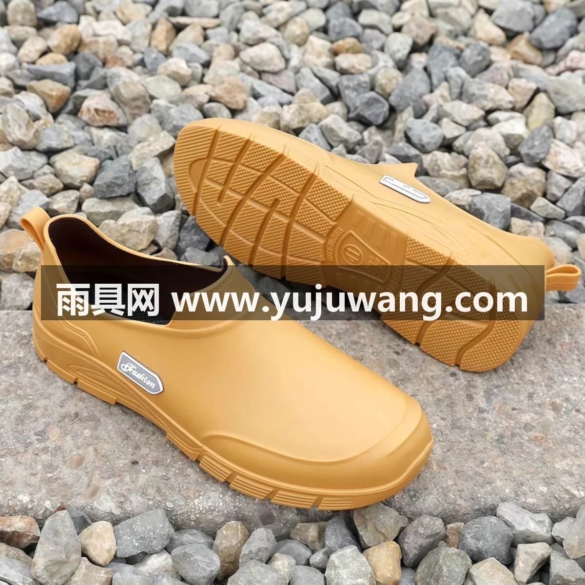 武汉雨具网·低帮水鞋男款防水2026新款外卖成人雨靴防滑工地胶鞋短筒雨鞋男士·产品图3