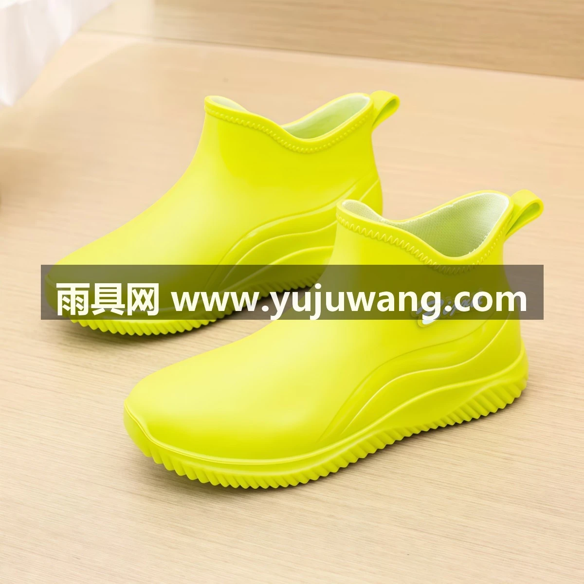 武汉雨具网·低帮运动雨鞋女款防滑防水厨房工作甜美胶鞋四季加棉雨靴成人水鞋·产品图6
