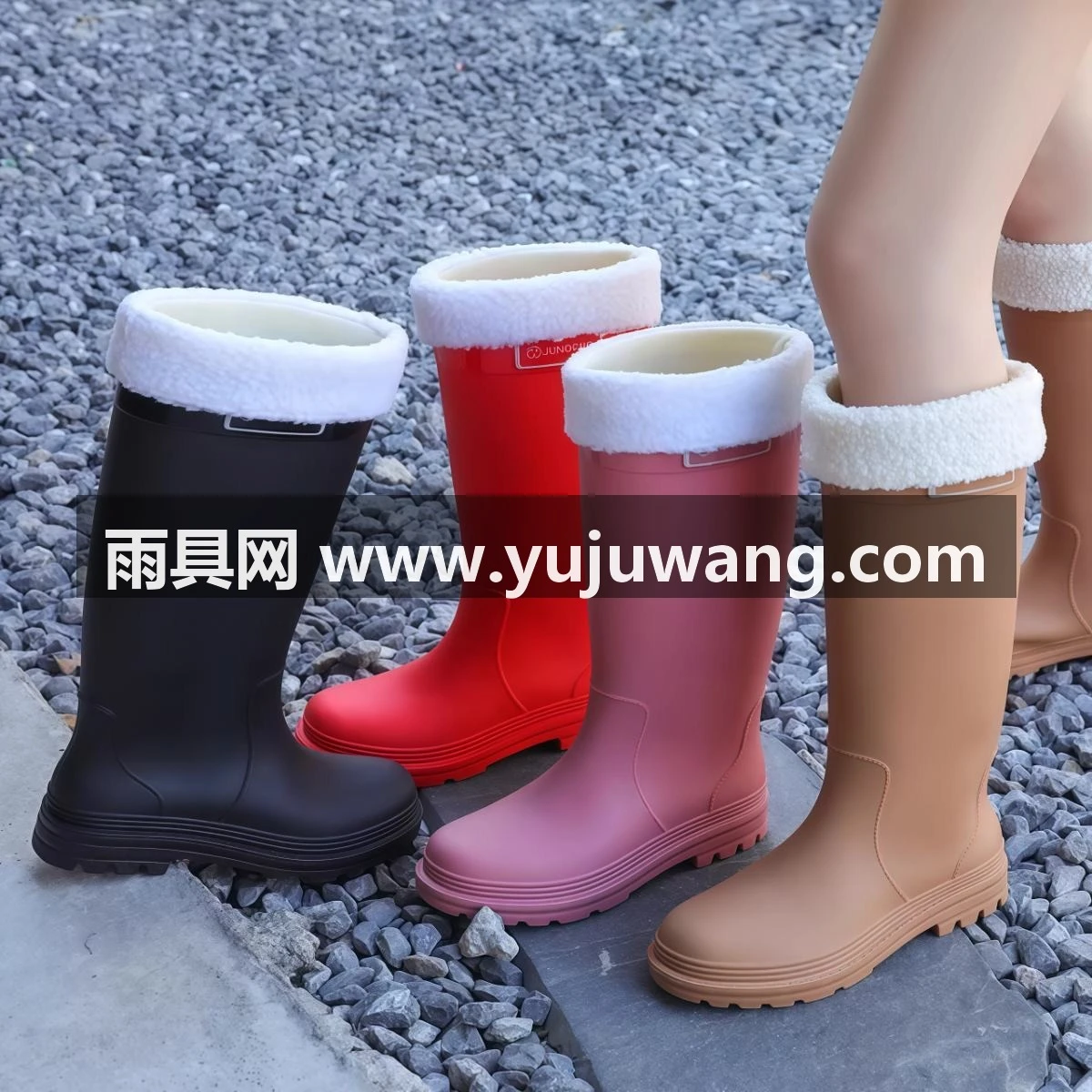 武汉雨具网·特高筒雨鞋女款成人水鞋防水防滑2026款长筒雨靴时尚外穿露营徒步·产品图3