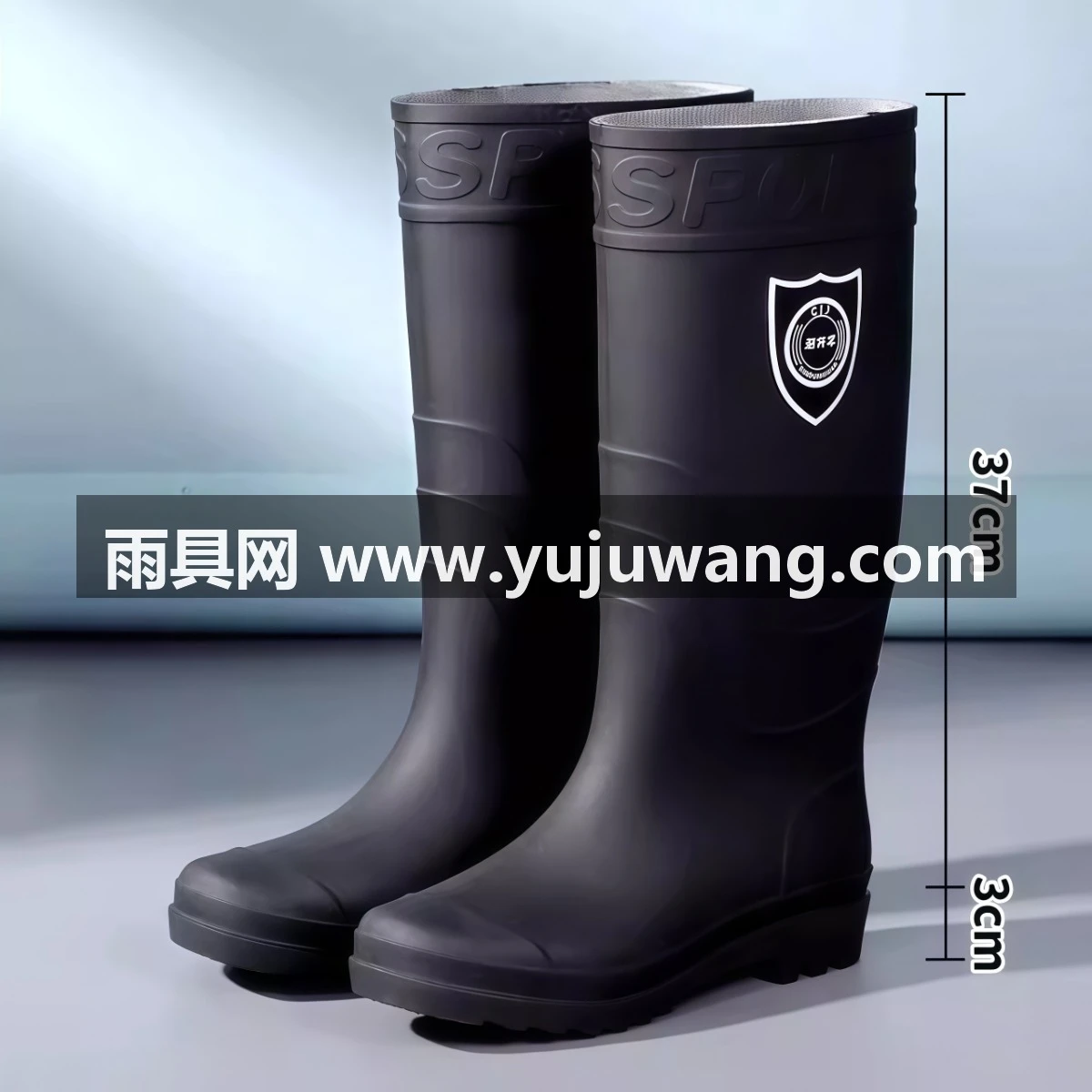 武汉雨具网·加厚工矿雨鞋男士水鞋耐磨保暖厨房钓鱼防水防滑加绒防滑雨靴胶鞋·产品图6