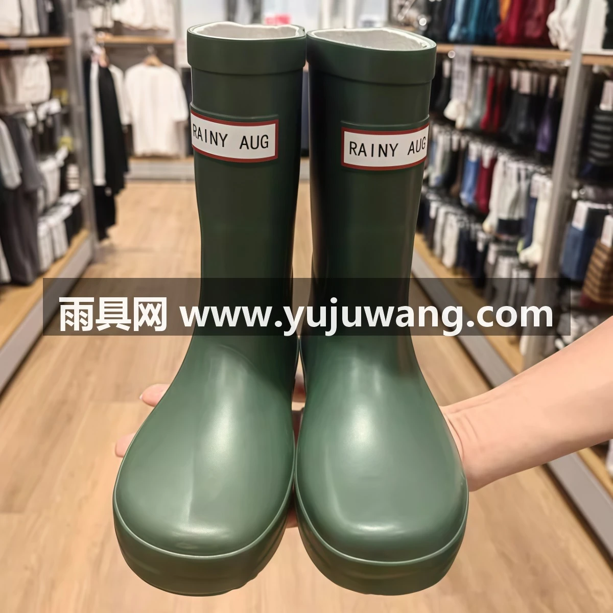 武汉雨具网·韩版亲子雨鞋女款时尚雨靴中筒防水轻便亲子水鞋新款水靴防滑胶鞋·产品图2