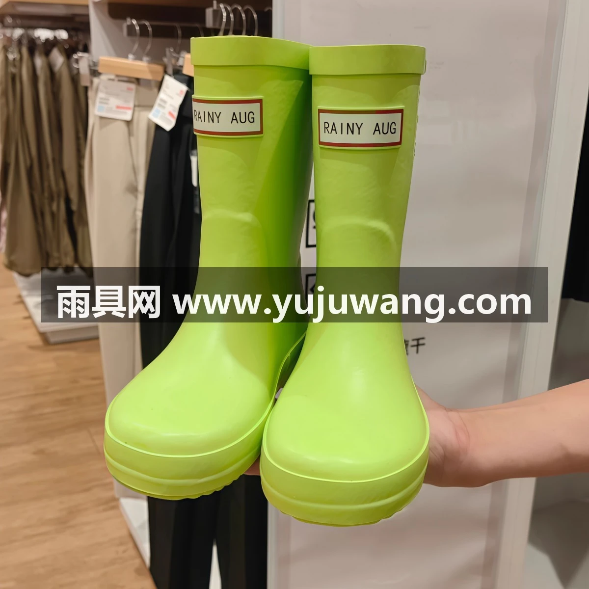 武汉雨具网·韩版亲子雨鞋女款时尚雨靴中筒防水轻便亲子水鞋新款水靴防滑胶鞋·产品图4