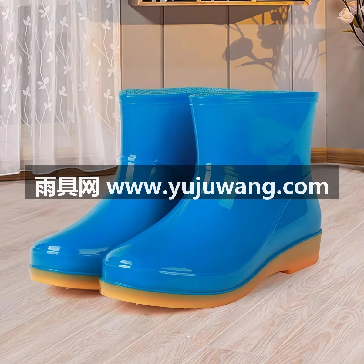 武汉雨具网·雨鞋女短筒春秋休闲韩版加棉保暖可拆洗车厨房厚底浅口低帮水靴女·产品图6
