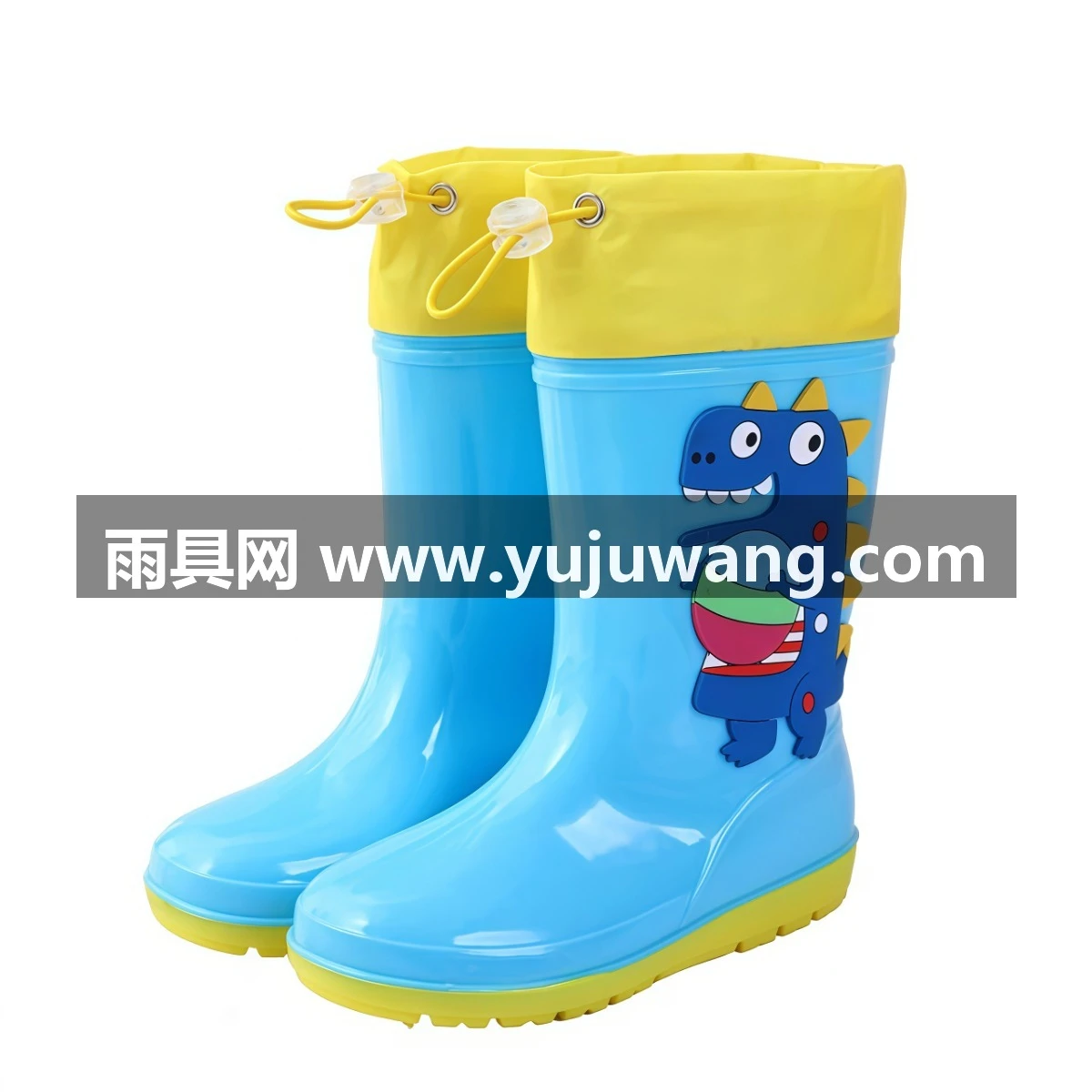 武汉雨具网·1-16岁儿童高筒雨鞋恐龙卡通水靴防滑软底防水鞋男童女童幼儿胶鞋·产品图6