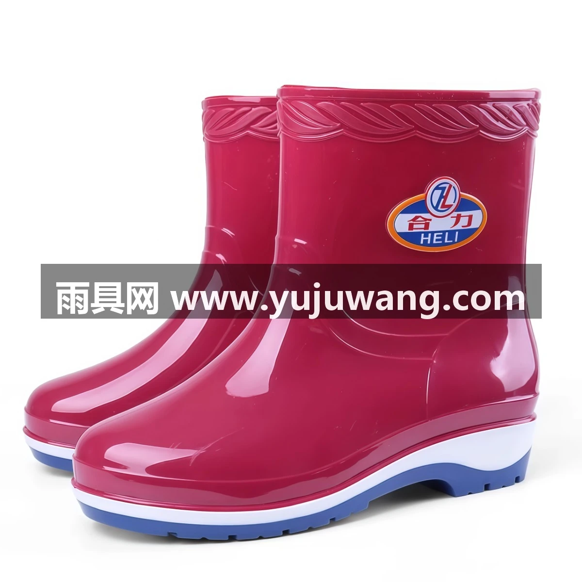 武汉雨具网·四季雨鞋女短筒成人加绒雨靴时尚防水鞋女士防滑中筒胶鞋套鞋保暖·产品图5