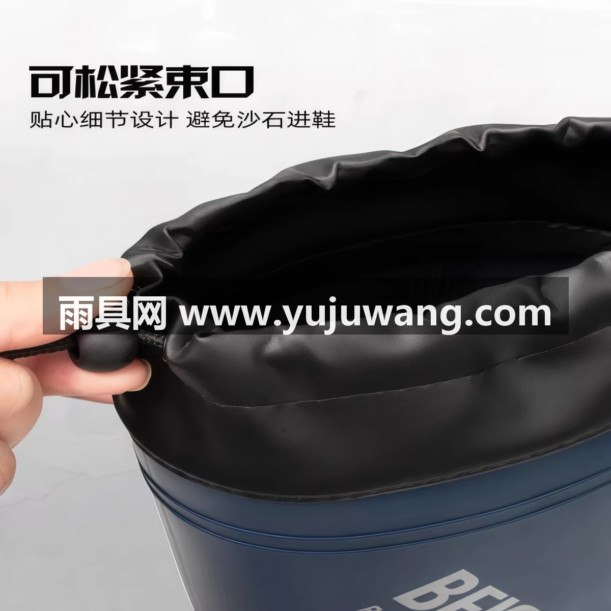 武汉雨具网·英伦雨鞋男款2026新款防滑胶鞋外卖骑手水靴长高筒钓鱼雨靴防水鞋·产品图4