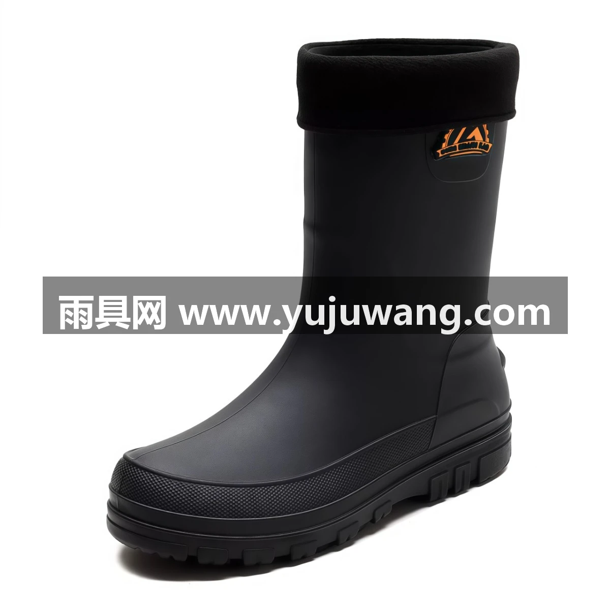 武汉雨具网·德系中筒雨鞋男款防滑防水中筒雨靴秋冬加棉洗车工作胶鞋钓鱼水鞋·产品图6