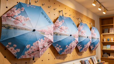 武汉雨具网企业广告伞工程案例