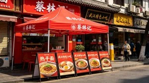 武汉雨具网企业广告伞工程案例
