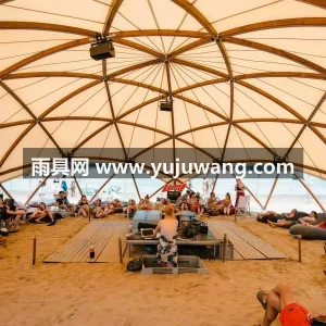 1050g张拉膜 · 850克双面涂层遮 本款大型穹顶球形帐篷由武汉本土大型雨伞供 图2