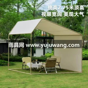 牛津布材质 · 双针工艺 ·钢结构 本款户外斜顶摆摊位集市帐篷由武汉本土大型 图2
