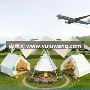 涤纶外账 · 牛津布帐底 · 品质防腐木 本款网红户外三角帐篷由武汉本土大型雨伞供 图5