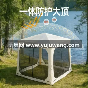 150D牛津布 · 网纱 本款自动充气穹顶天幕帐篷，由武汉本土大型 图3