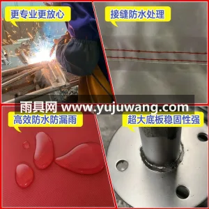 双层涂银布 · 防水镀锌管 武汉专业帐篷供应链供货流动酒席帐篷，专为 图3