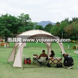 玻璃纤维杆 · 210D牛津布 本款户外穹顶天幕帐篷露营凉棚，由武汉本土 图6